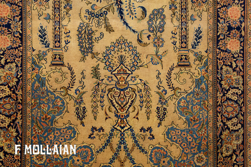 Antique Persian Kashan Rug n°:60370265